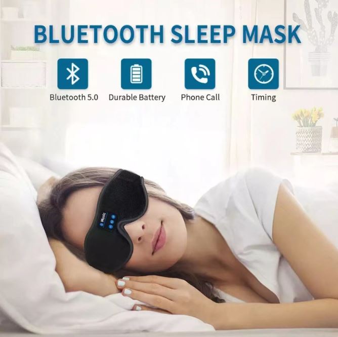 3D Eye Mask Bluetooth 50 Unlimited Music Stereo - rich route empire
