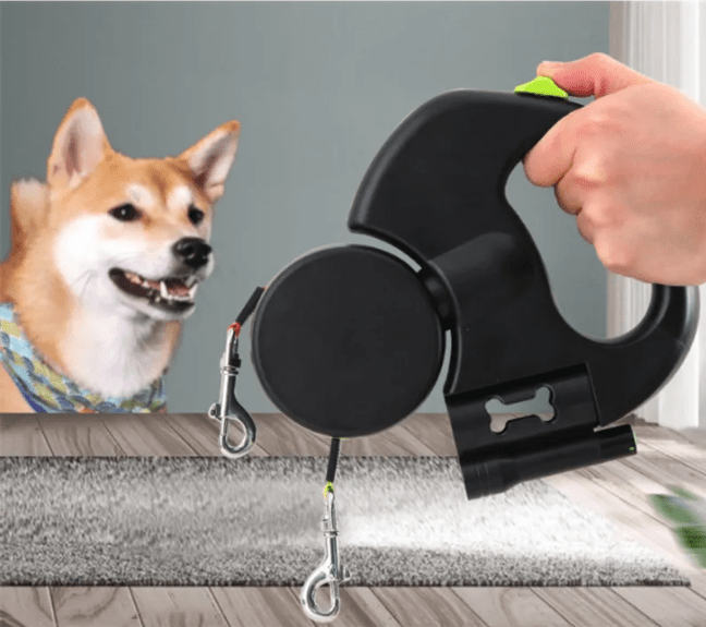 Auto Double Dog Leash - rich route empire