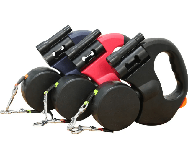 Auto Double Dog Leash - rich route empire